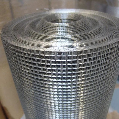 14 Gauge Welded Steel Wire Mesh Galvanized Square Netting In Roll And Sheet